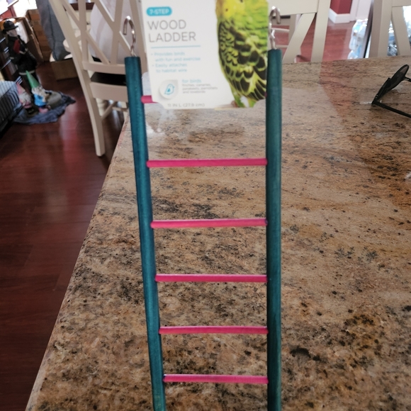 you and me Bird 7 Step Wood Ladder For Bird Cage Poshmark